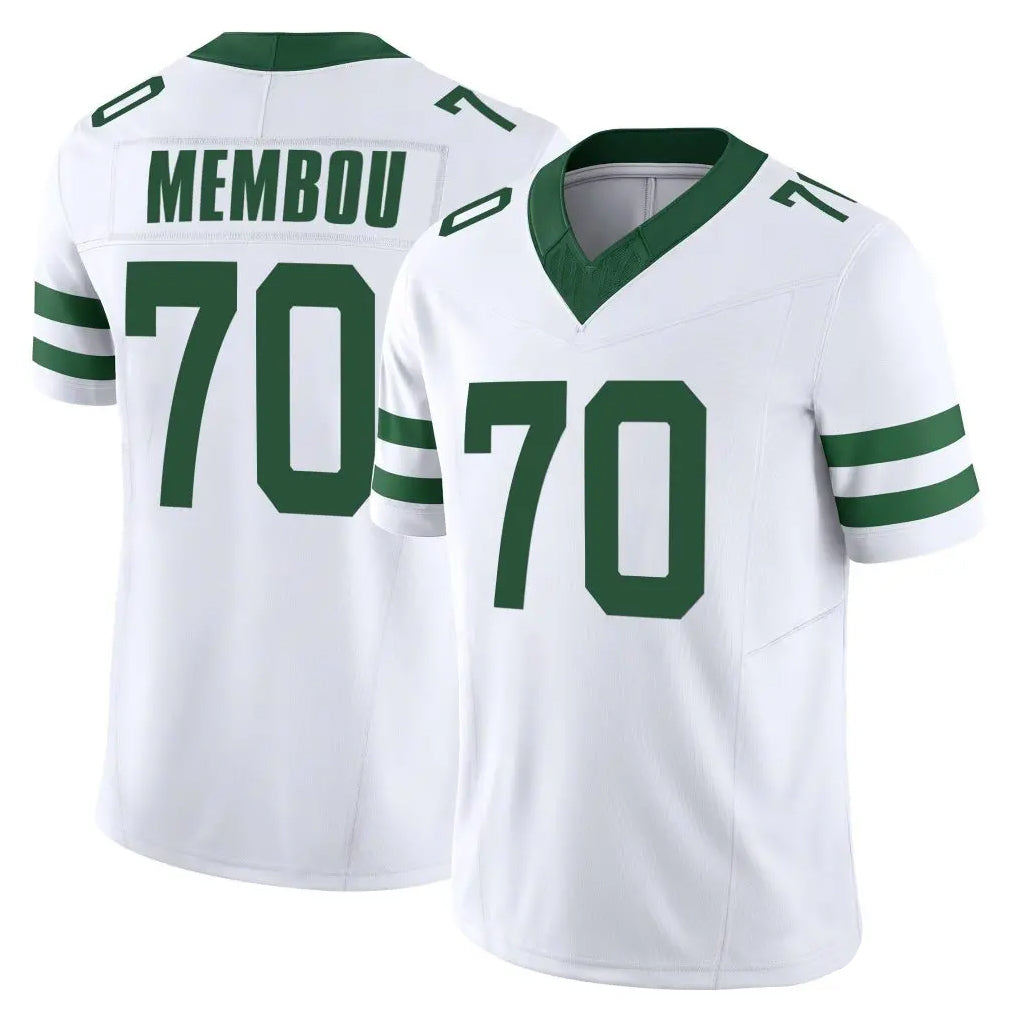 Cooneas NY.Jets #70 Armand Membou Player White Legacy Limited Vapor F.U.S.E. Home Game Stitched Jerseys