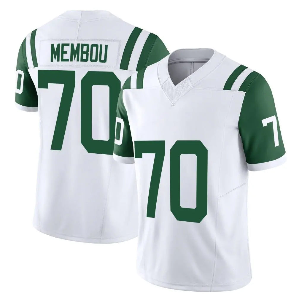 Cooneas NY.Jets #70 Armand Membou Player White Limited Classic Vapor F.U.S.E. Home Game Stitched Jerseys