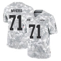 Cooneas NY.Jets #71 Josh Myers Player Arctic Camo Salute to Service Limited Game Stitched Jerseys