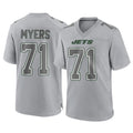 Cooneas NY.Jets #71 Josh Myers Player Gray Limited Atmosphere Fashion Home Game Stitched Jerseys