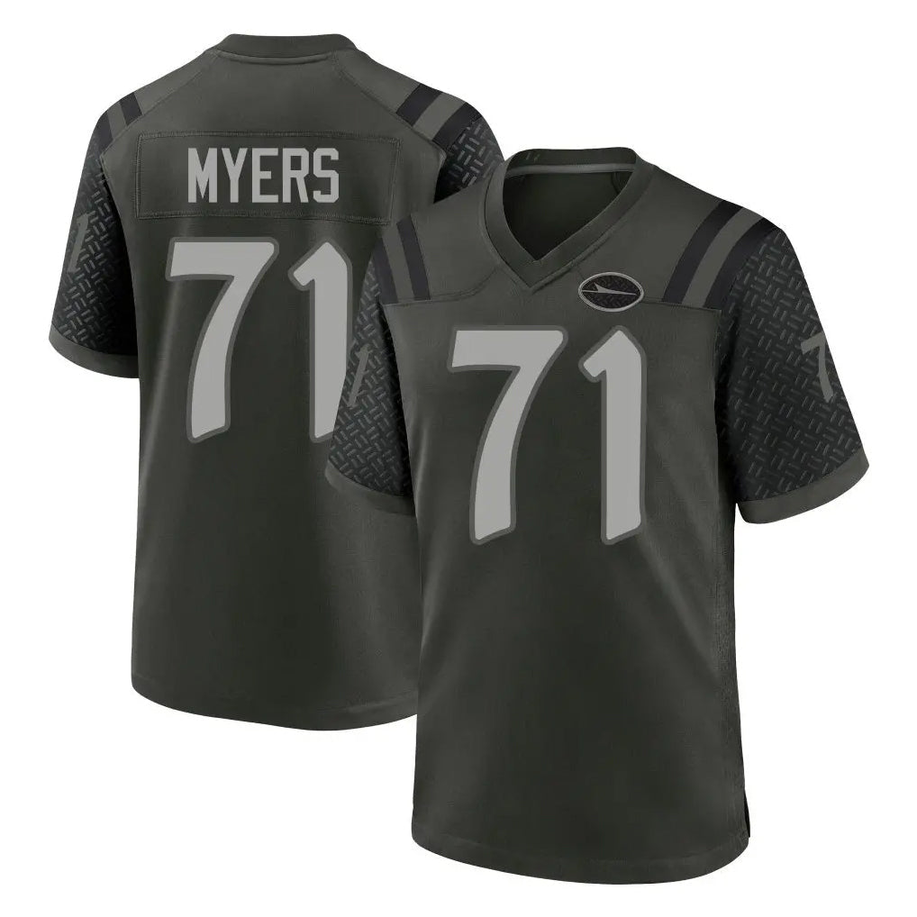 Cooneas NY.Jets #71 Josh Myers Player Green 2025 Rivalries Collection Home Game Stitched Jerseys