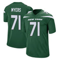 Cooneas NY.Jets #71 Josh Myers Player Green Home Game Stitched Jerseys