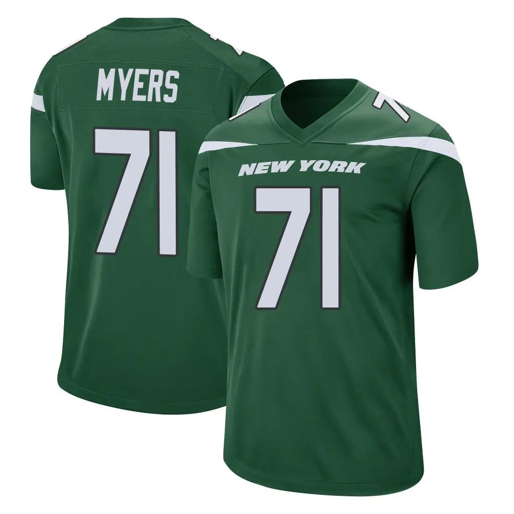 Cooneas NY.Jets #71 Josh Myers Player Green Home Game Stitched Jerseys