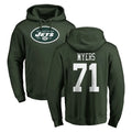 Cooneas NY.Jets #71 Josh Myers Player Green LOGO Pullover Hoodies Limited Game Stitched Jerseys