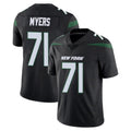 Cooneas NY.Jets #71 Josh Myers Player Stealth Black Limited Vapor Home Game Stitched Jerseys