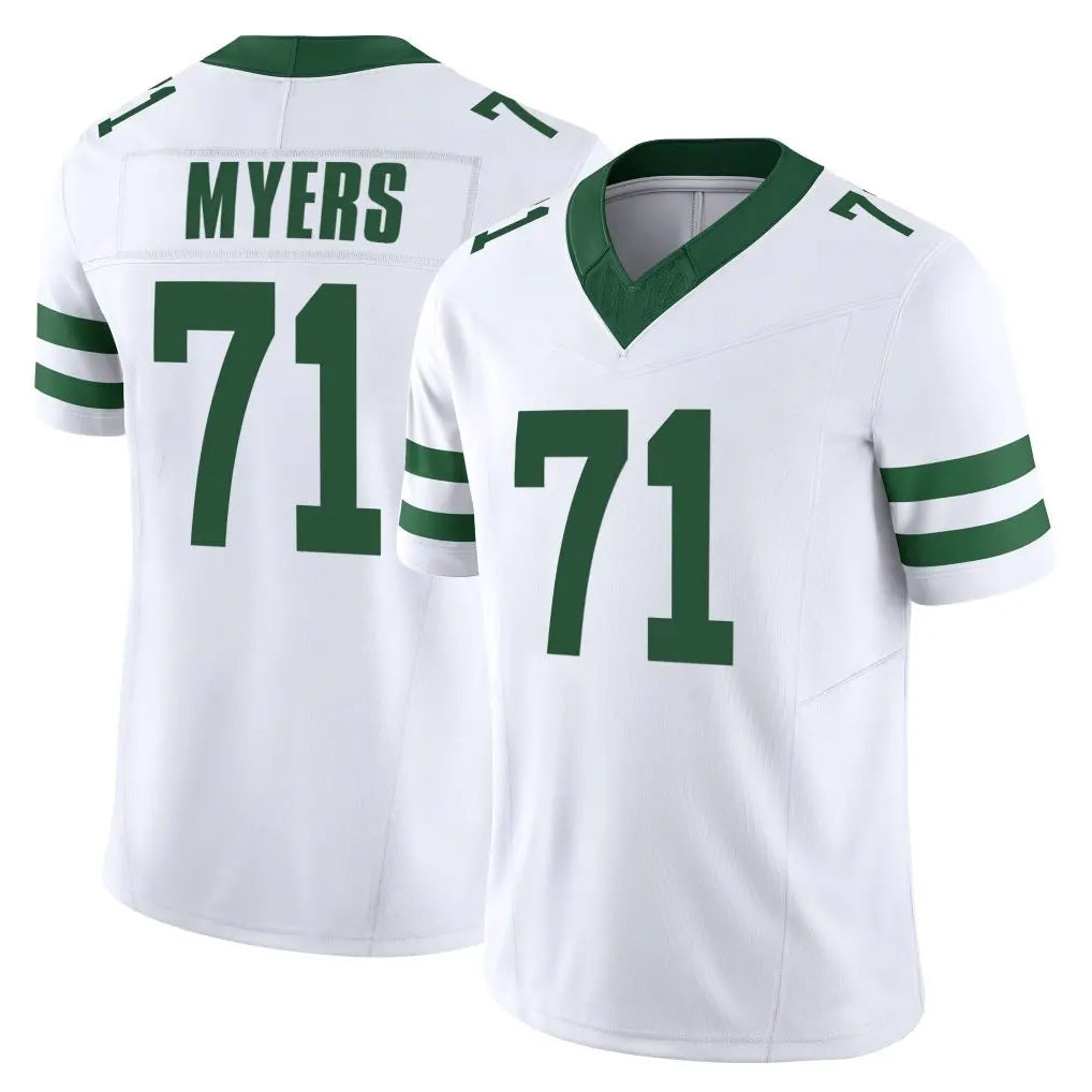 Cooneas NY.Jets #71 Josh Myers Player White Legacy Limited Vapor F.U.S.E. Home Game Stitched Jerseys