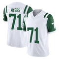 Cooneas NY.Jets #71 Josh Myers Player White Limited Classic Vapor F.U.S.E. Home Game Stitched Jerseys