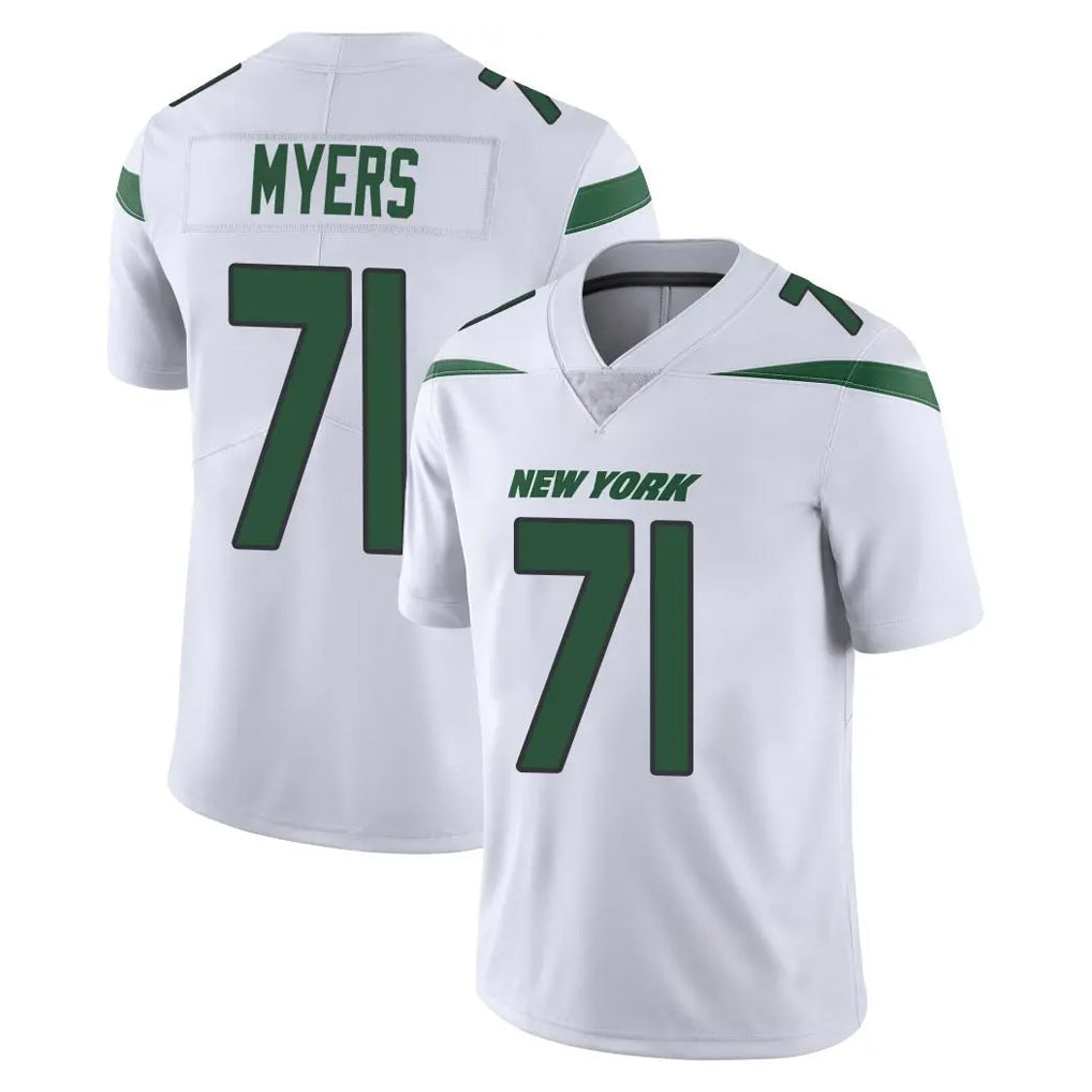 Cooneas NY.Jets #71 Josh Myers Player White Spotlight Limited Vapor Home Game Stitched Jerseys