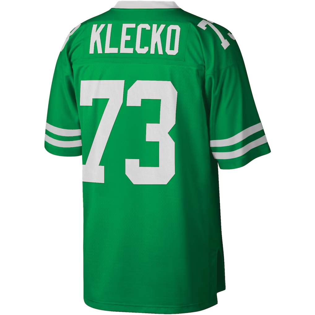 Cooneas NY.Jets #73 Joe Klecko Mitchell & Ness Kelly Green Legacy Replica Stitched Puhic Jersey