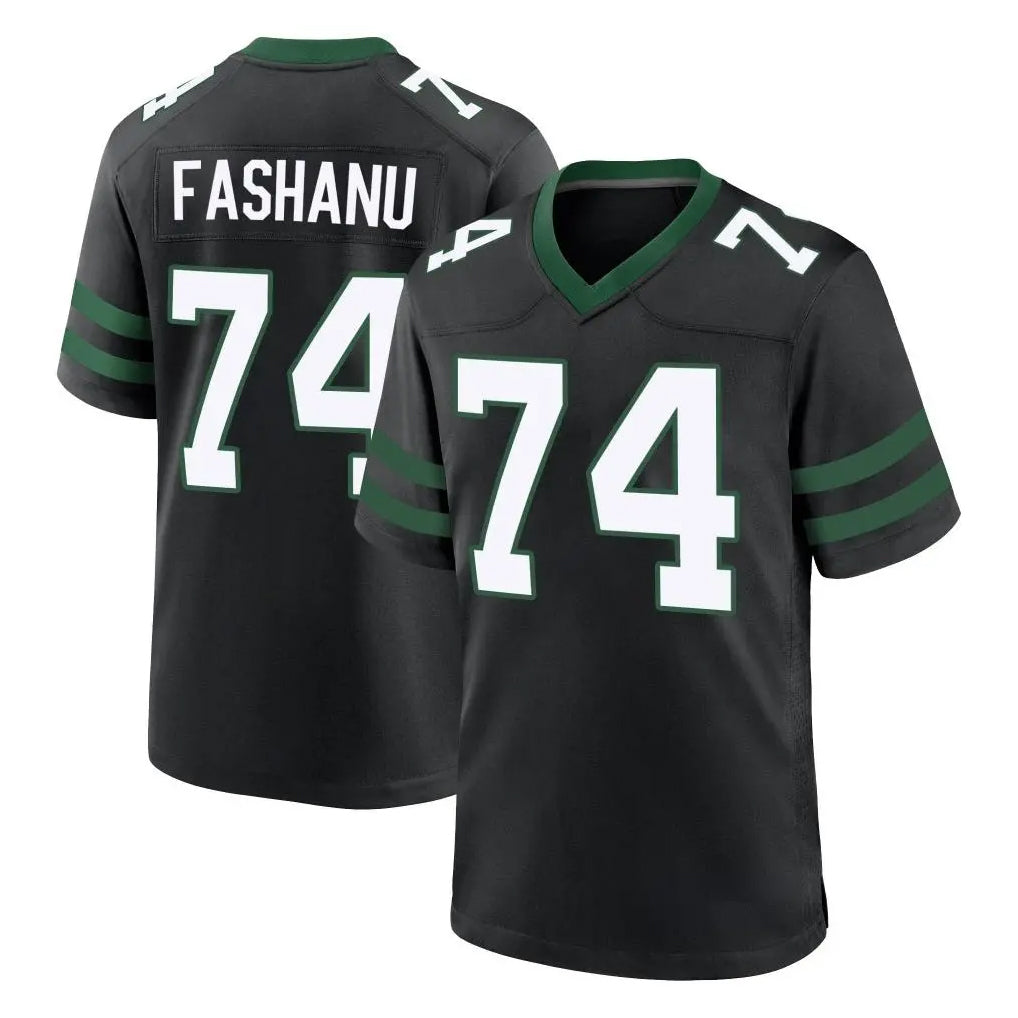 Cooneas NY.Jets #74 Olu Fashanu Player Black Legacy Home Game Stitched Jerseys
