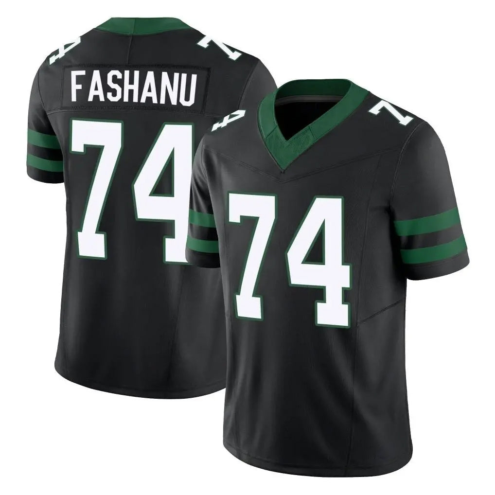 Cooneas NY.Jets #74 Olu Fashanu Player Black Limited Legacy Vapor F.U.S.E. Home Game Stitched Jerseys