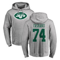 Cooneas NY.Jets #74 Olu Fashanu Player Gray LOGO Pullover Hoodies Limited Game Stitched Jerseys