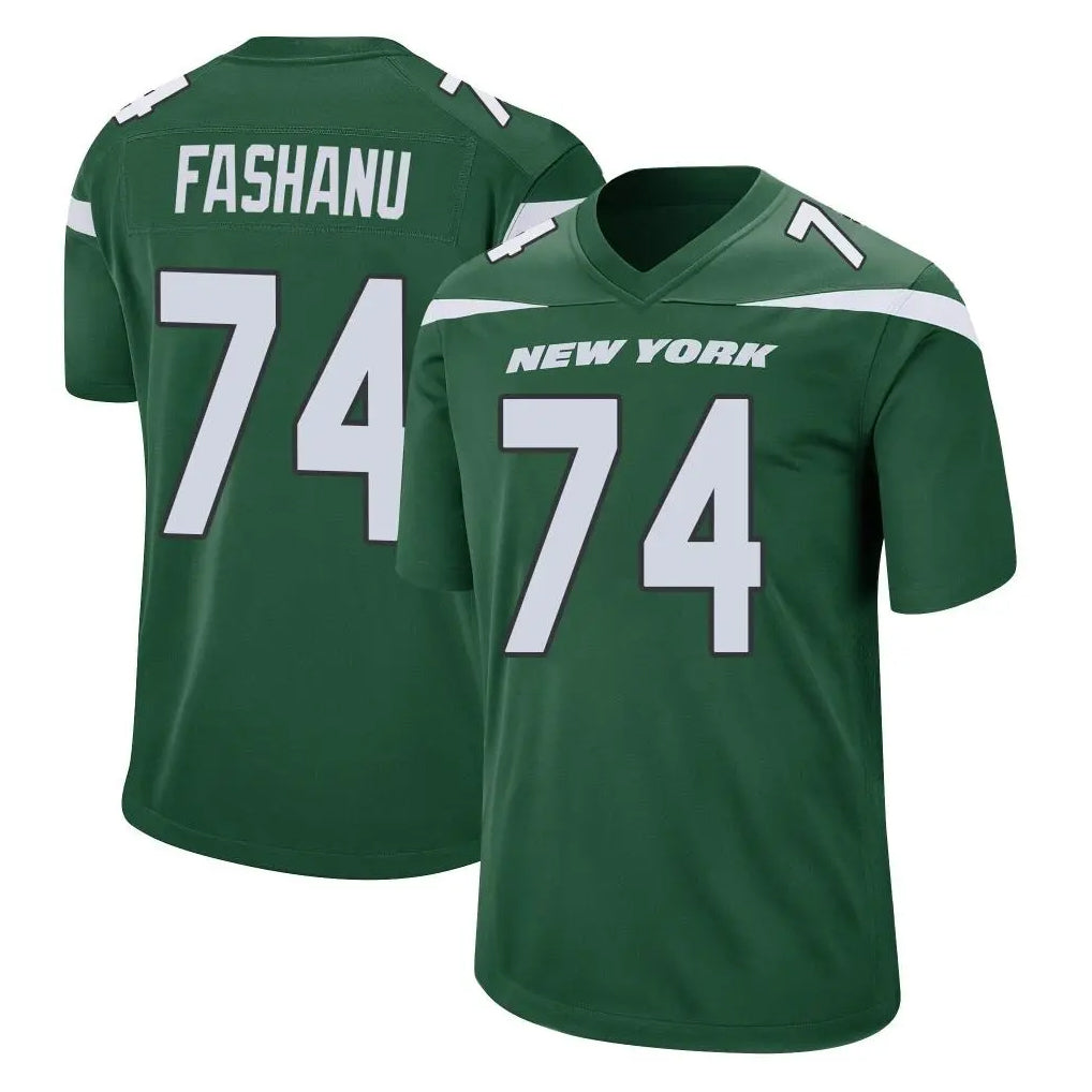 Cooneas NY.Jets #74 Olu Fashanu Player Green Home Game Stitched Jerseys