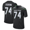 Cooneas NY.Jets #74 Olu Fashanu Player Stealth Black Home Game Stitched Jerseys