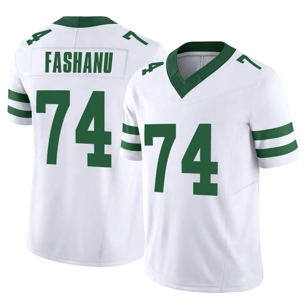 Cooneas NY.Jets #74 Olu Fashanu Player White Legacy Limited Vapor F.U.S.E. Home Game Stitched Jerseys