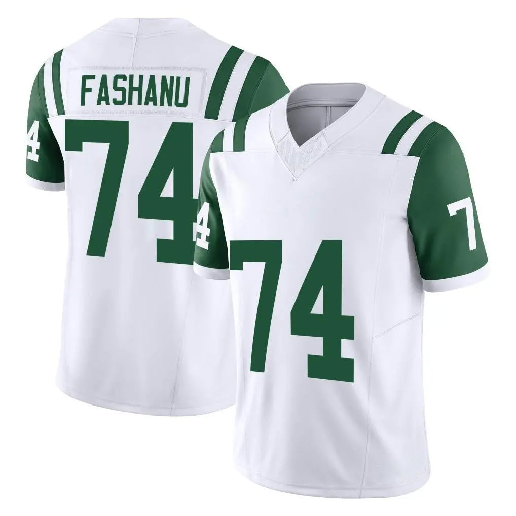 Cooneas NY.Jets #74 Olu Fashanu Player White Limited Classic Vapor F.U.S.E. Home Game Stitched Jerseys