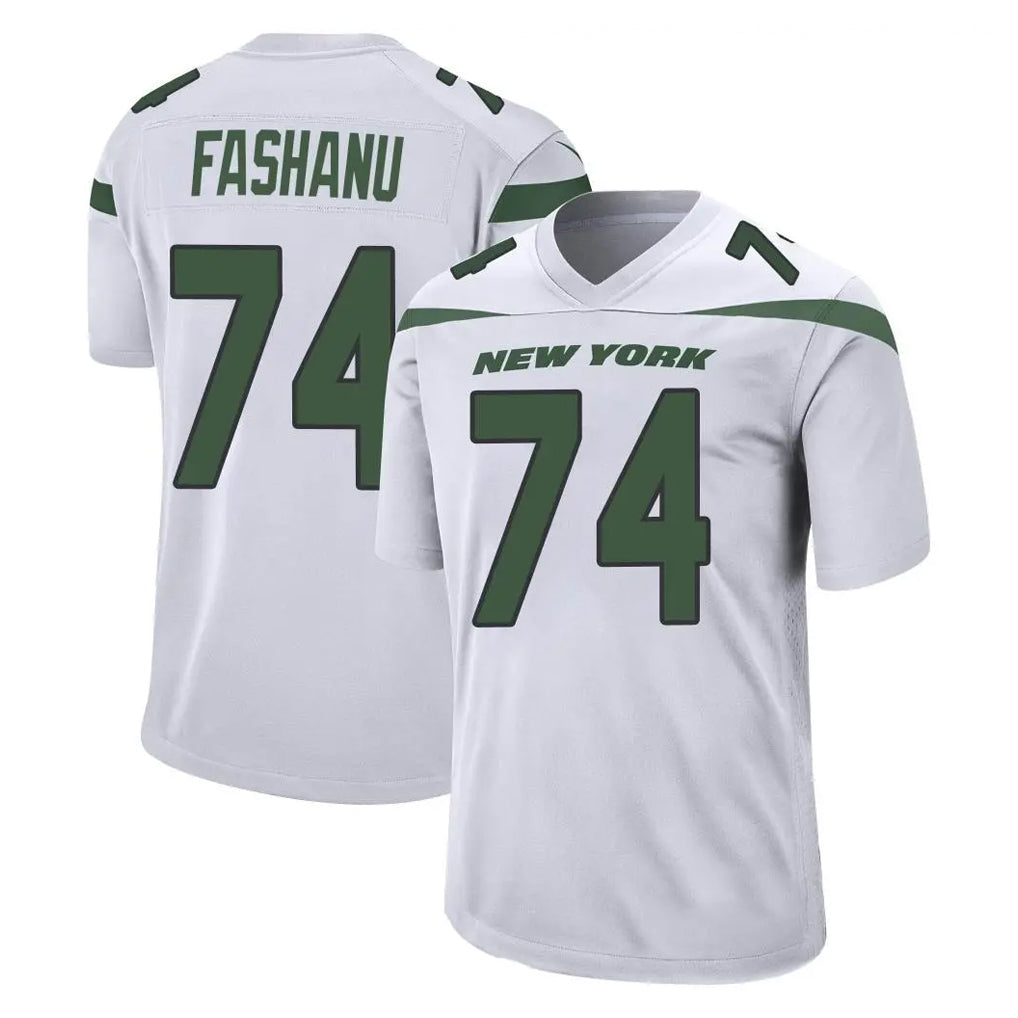 Cooneas NY.Jets #74 Olu Fashanu Player White Spotlight Home Game Stitched Jerseys