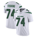 Cooneas NY.Jets #74 Olu Fashanu Player White Spotlight Limited Vapor Home Game Stitched Jerseys