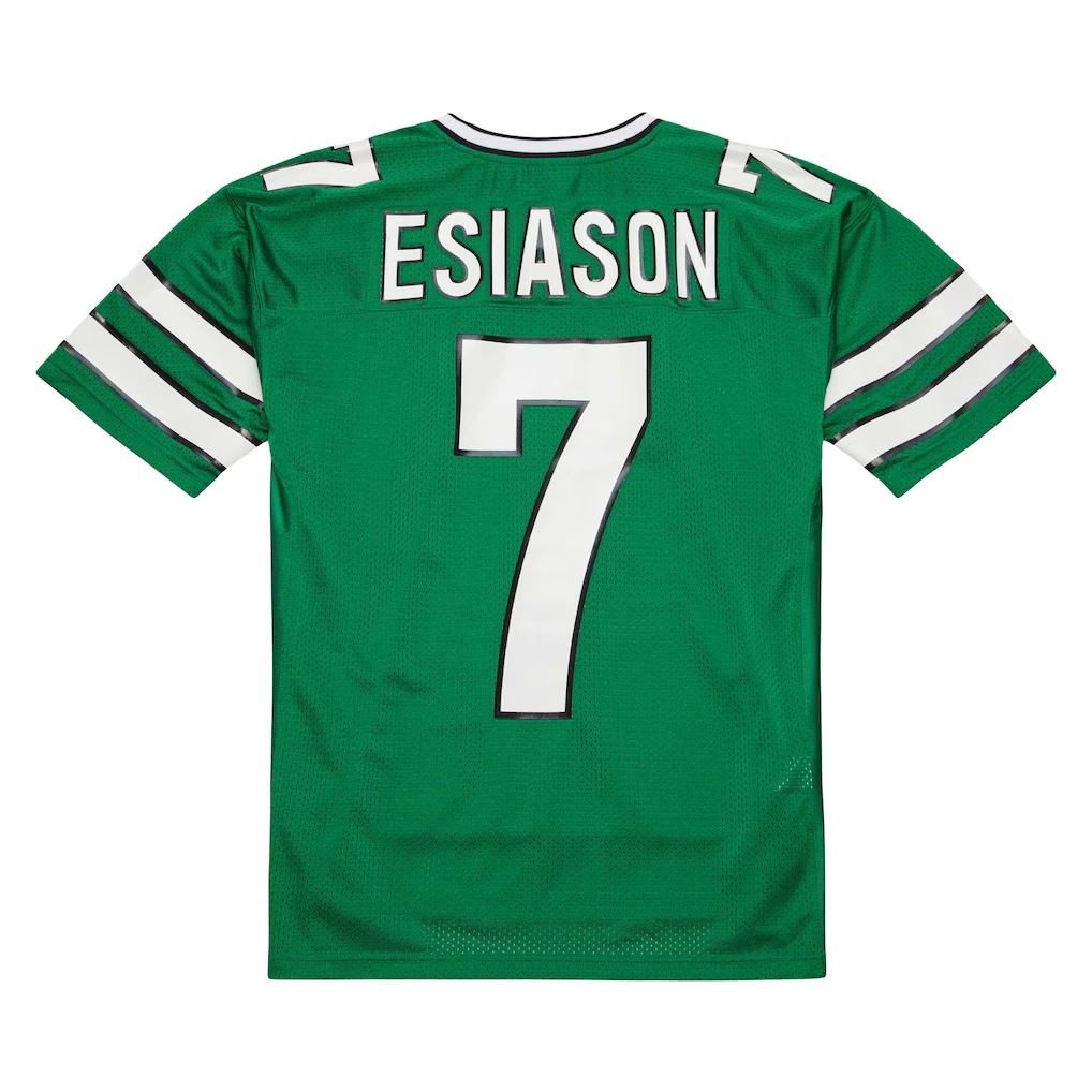 Cooneas NY.Jets #7 Boomer Esiason Mitchell & Ness Kelly Green 1993 Authentic Throwback Retired Player Pocket  Stitched Puhic Jersey