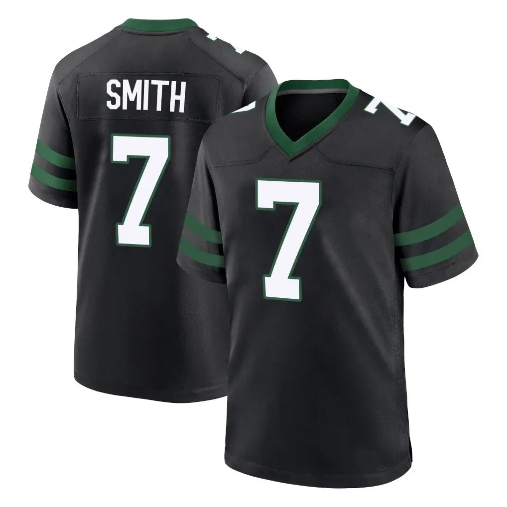 Cooneas NY.Jets #7 Geno Smith Player Black Legacy Home Game Stitched Jerseys