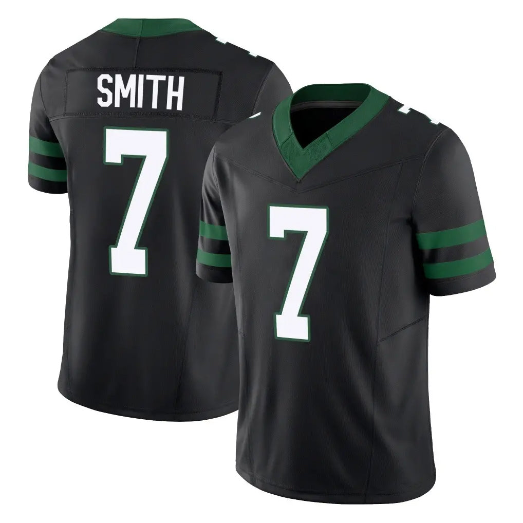 Cooneas NY.Jets #7 Geno Smith Player Black Limited Legacy Vapor F.U.S.E. Home Game Stitched Jerseys