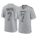 Cooneas NY.Jets #7 Geno Smith Player Gray Limited Atmosphere Fashion Home Game Stitched Jerseys
