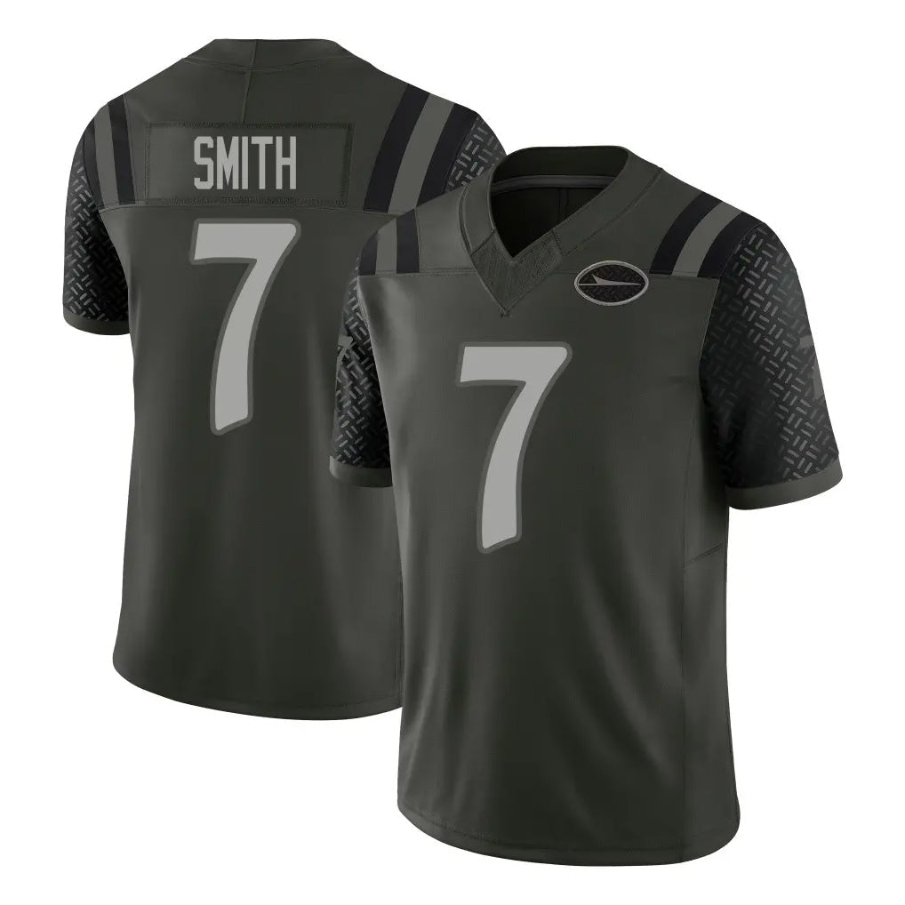 Cooneas NY.Jets #7 Geno Smith Player Green Limited 2025 Rivalries Collection Home Game Stitched Jerseys