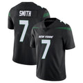 Cooneas NY.Jets #7 Geno Smith Player Stealth Black Limited Vapor Home Game Stitched Jerseys