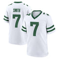 Cooneas NY.Jets #7 Geno Smith Player White Legacy Home Game Stitched Jerseys