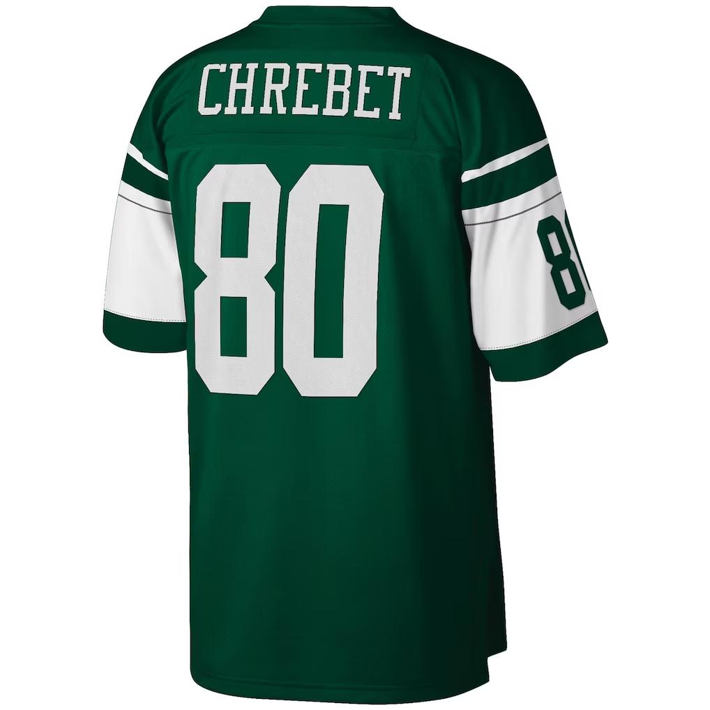 Cooneas NY.Jets #80 Wayne Chrebet Mitchell & Ness Green Legacy Replica Jersey