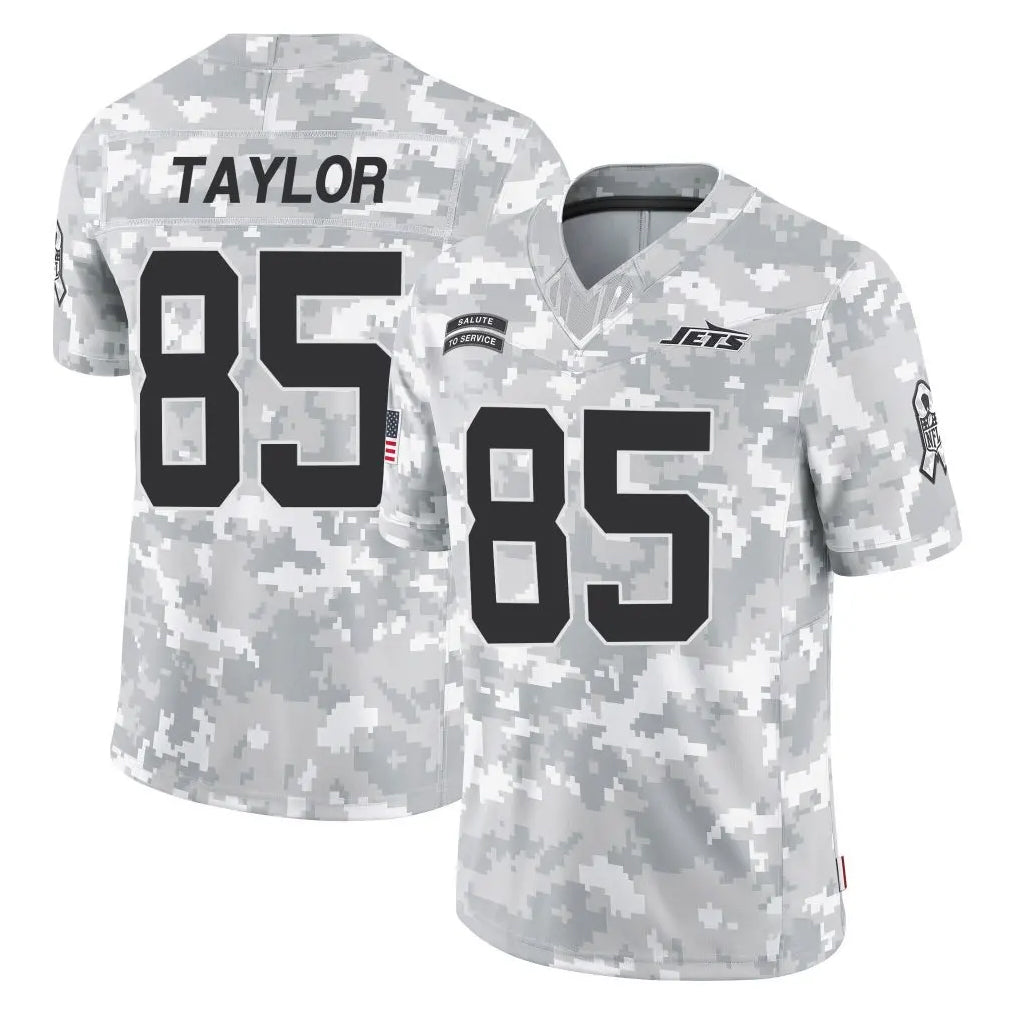 Cooneas NY.Jets #85 Mason Taylor Player Arctic Camo Salute to Service Limited Game Stitched Jerseys