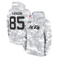 Cooneas NY.Jets #85 Mason Taylor Player Arctic Camo Salute to Service Pullover Hoodies Limited Game Stitched Jerseys