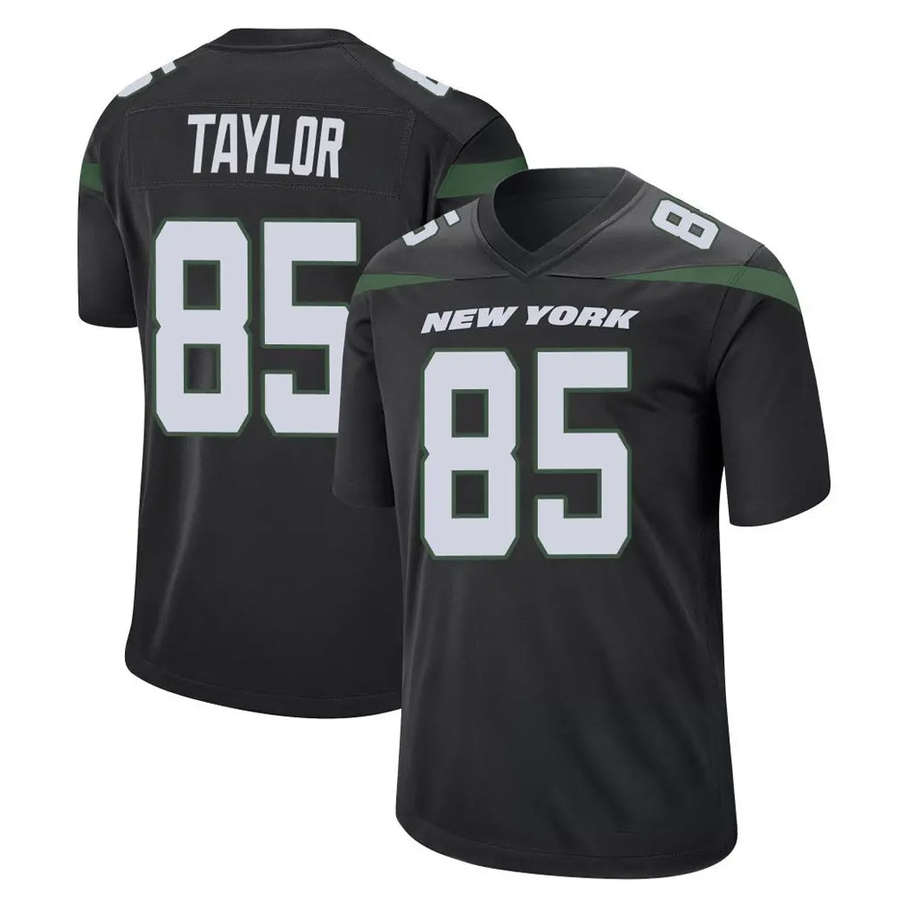 Cooneas NY.Jets #85 Mason Taylor Player Stealth Black Home Game Stitched Jerseys