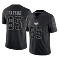 Cooneas NY.Jets #85 Mason Taylor Player Stealth Black Limited Reflective Home Game Stitched Jerseys