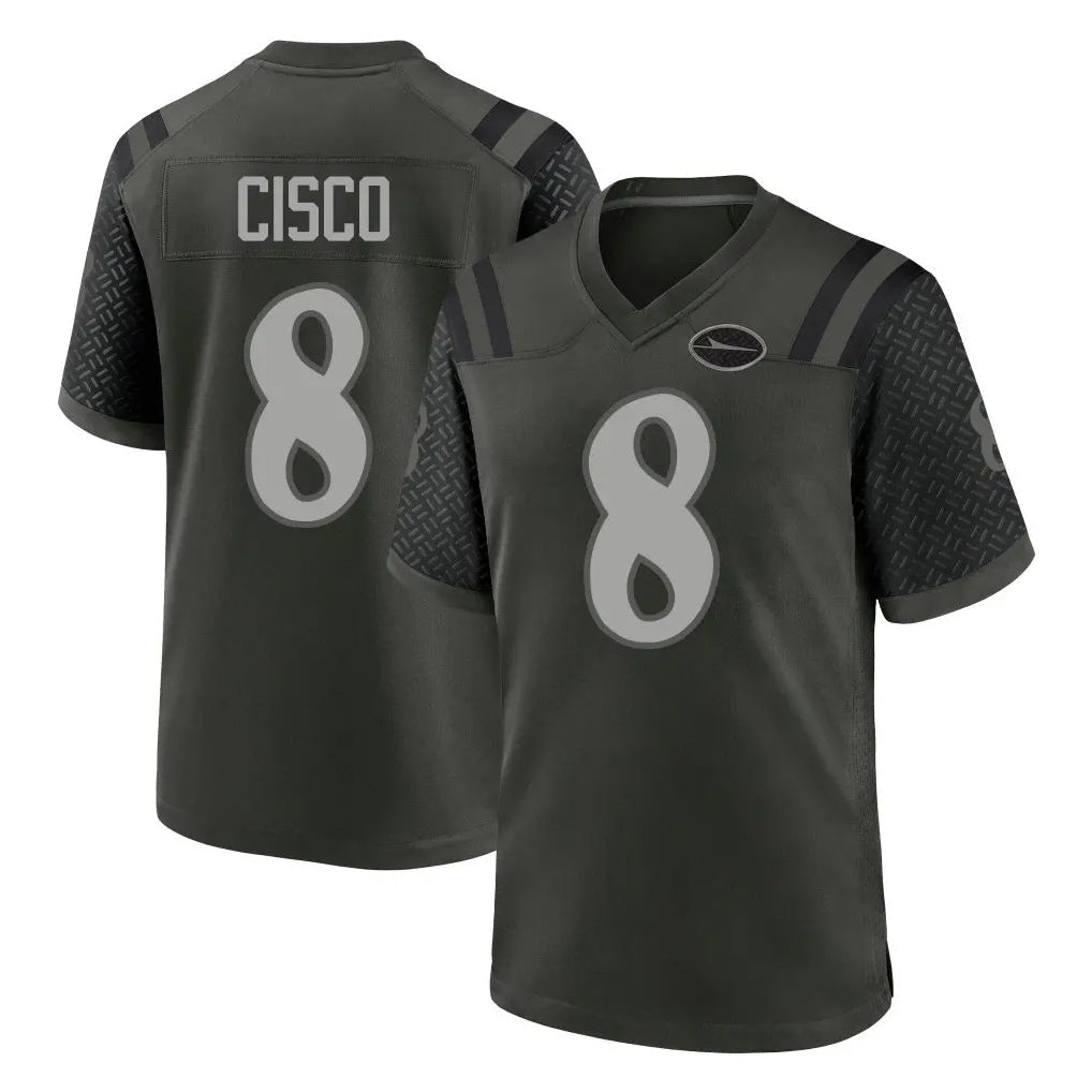 Cooneas NY.Jets #8 Andre Cisco Player Green 2025 Rivalries Collection Home Game Stitched Jerseys