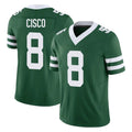Cooneas NY.Jets #8 Andre Cisco Player Green Legacy Limited Vapor F.U.S.E. Home Game Stitched Jerseys