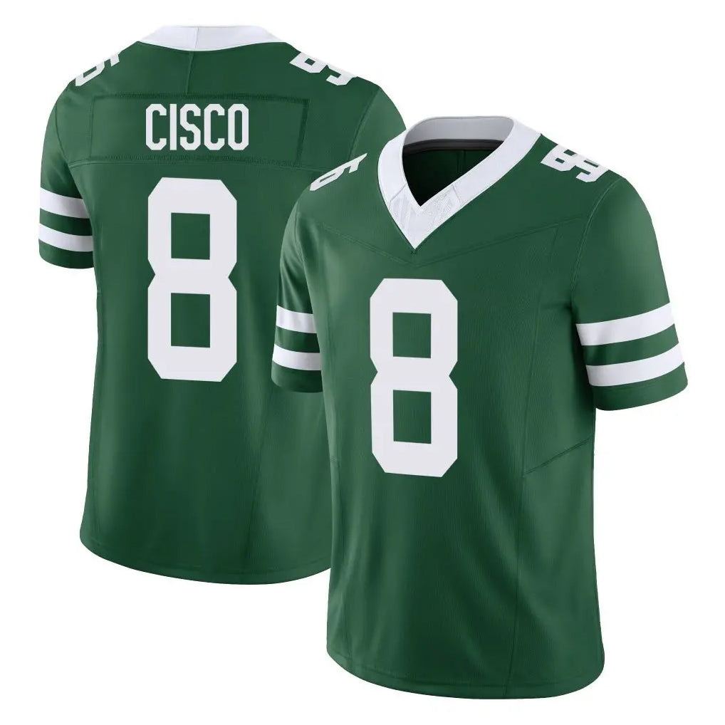 Cooneas NY.Jets #8 Andre Cisco Player Green Legacy Limited Vapor F.U.S.E. Home Game Stitched Jerseys