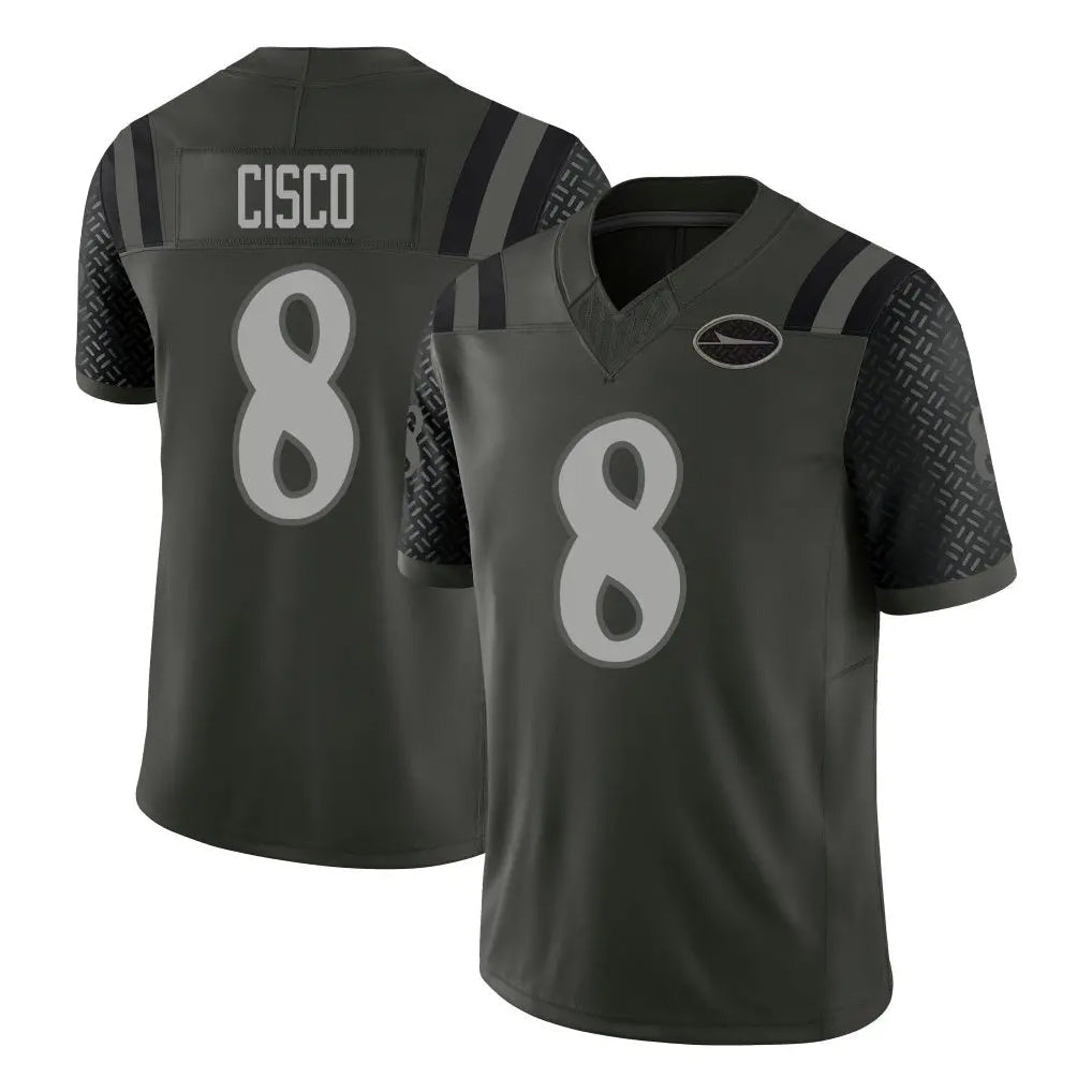 Cooneas NY.Jets #8 Andre Cisco Player Green Limited 2025 Rivalries Collection Home Game Stitched Jerseys