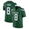 Cooneas NY.Jets #8 Andre Cisco Player Green Limited Vapor Home Game Stitched Jerseys