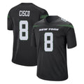 Cooneas NY.Jets #8 Andre Cisco Player Stealth Black Home Game Stitched Jerseys