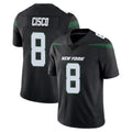 Cooneas NY.Jets #8 Andre Cisco Player Stealth Black Limited Vapor Home Game Stitched Jerseys