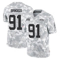 Cooneas NY.Jets #91 Jowon Briggs Player Arctic Camo Salute to Service Limited Game Stitched Jerseys