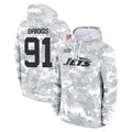 Cooneas NY.Jets #91 Jowon Briggs Player Arctic Camo Salute to Service Pullover Hoodies Limited Game Stitched Jerseys