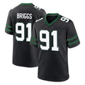 Cooneas NY.Jets #91 Jowon Briggs Player Black Legacy Home Game Stitched Jerseys