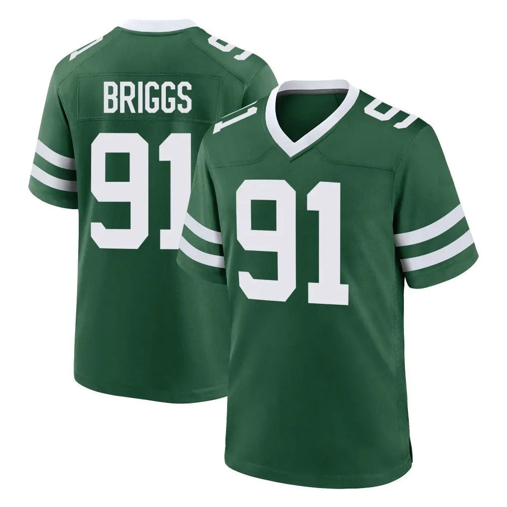 Cooneas NY.Jets #91 Jowon Briggs Player Green Legacy Home Game Stitched Jerseys