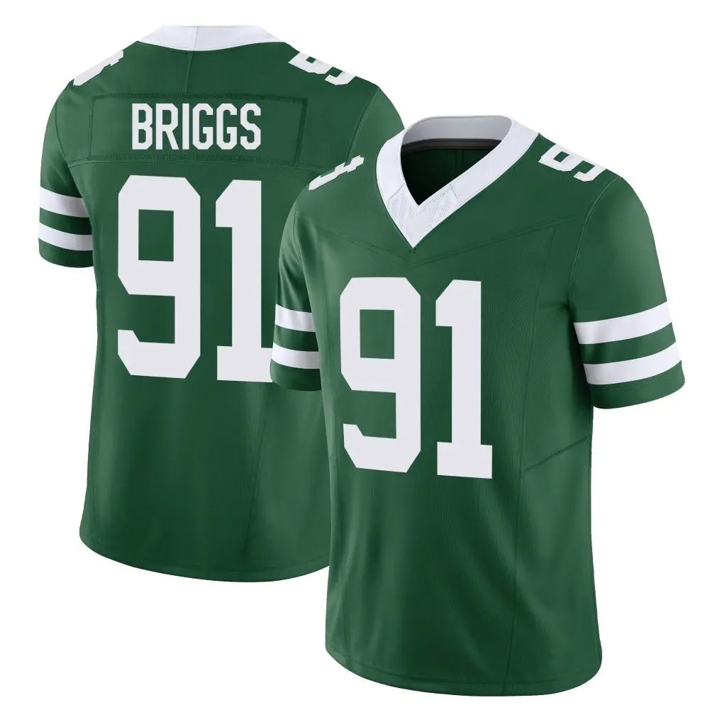 Cooneas NY.Jets #91 Jowon Briggs Player Green Legacy Limited Vapor F.U.S.E. Home Game Stitched Jerseys