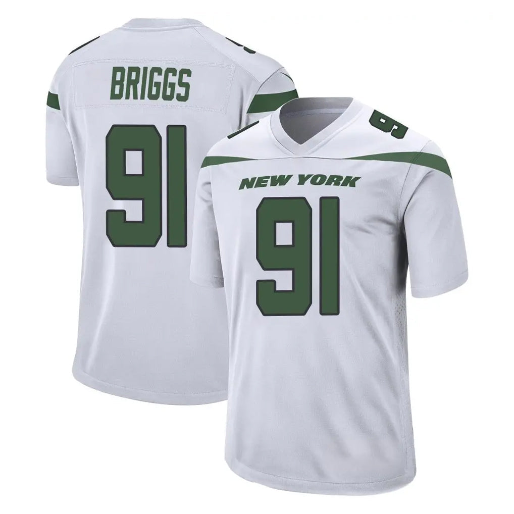 Cooneas NY.Jets #91 Jowon Briggs Player White Spotlight Home Game Stitched Jerseys