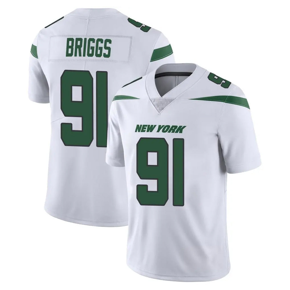 Cooneas NY.Jets #91 Jowon Briggs Player White Spotlight Limited Vapor Home Game Stitched Jerseys