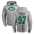 Cooneas NY.Jets #97 Harrison Phillips Player Gray LOGO Pullover Hoodies Limited Game Stitched Jerseys