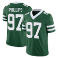 Cooneas NY.Jets #97 Harrison Phillips Player Green Legacy Limited Vapor F.U.S.E. Home Game Stitched Jerseys